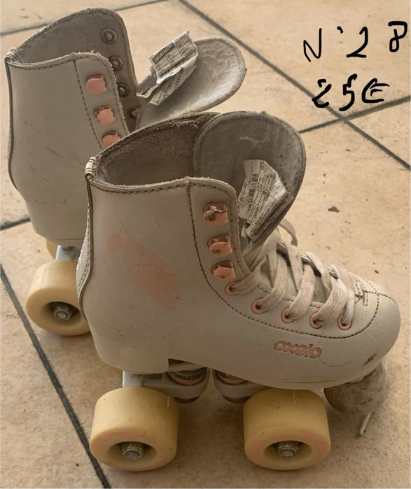 Patins para iniciacao a patinagem