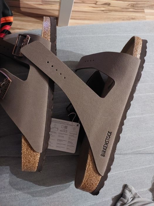Birkenstock Arizona Bs 42 Mocca brązowo beżowe