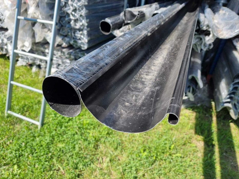 Zestaw rynny/korytka na 12m Metal czarny 125mm