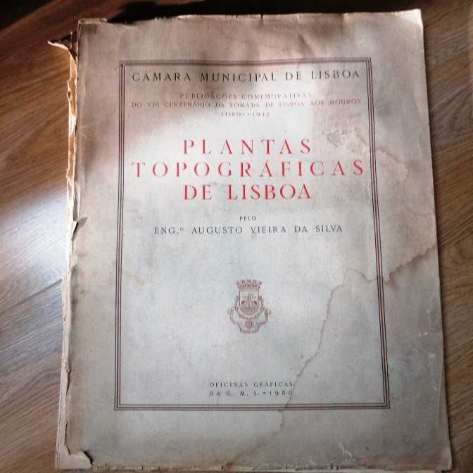 Plantas Topográficas de Lisboa 1950 (Eng.º Augusto Vieira da Silva)