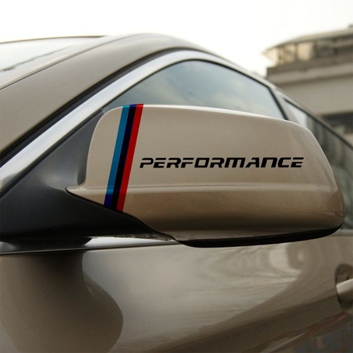 Наклейки на зеркала BMW E39 E46 E60 E70 E90 F10 F15 F20 F25 F30 БМВ