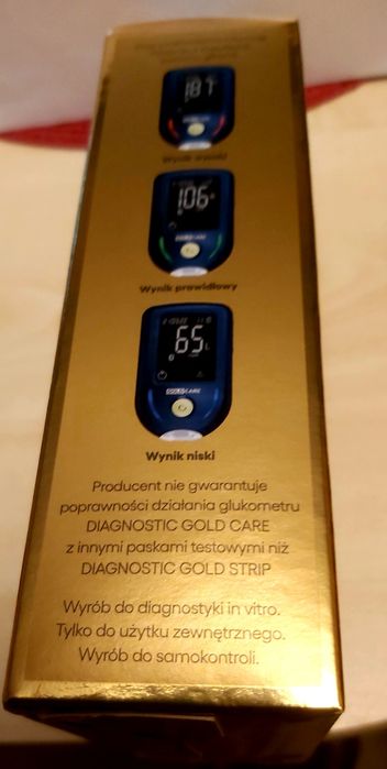 Glukometr zestaw do pomiaru poziomu glukozy.