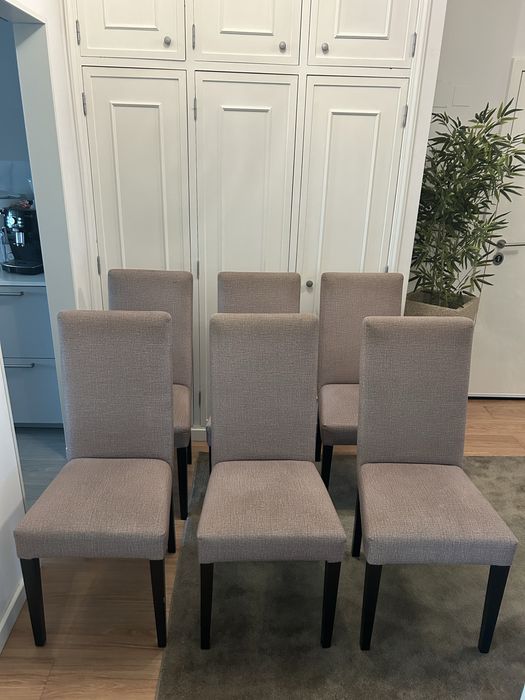 Conjunto de 6 Cadeiras de Sala de Jantar — Feitas por Medida