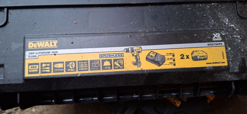 DeWALT walizka skrzynia do wkrętarki DCD TSTAK DCD791 DCD796 DCD991 DC