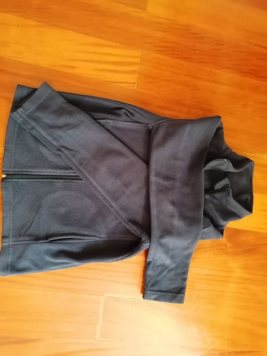 Casaco polar azul   Tam. 12 anos