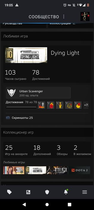 Аккаунт Steam 21 lvl