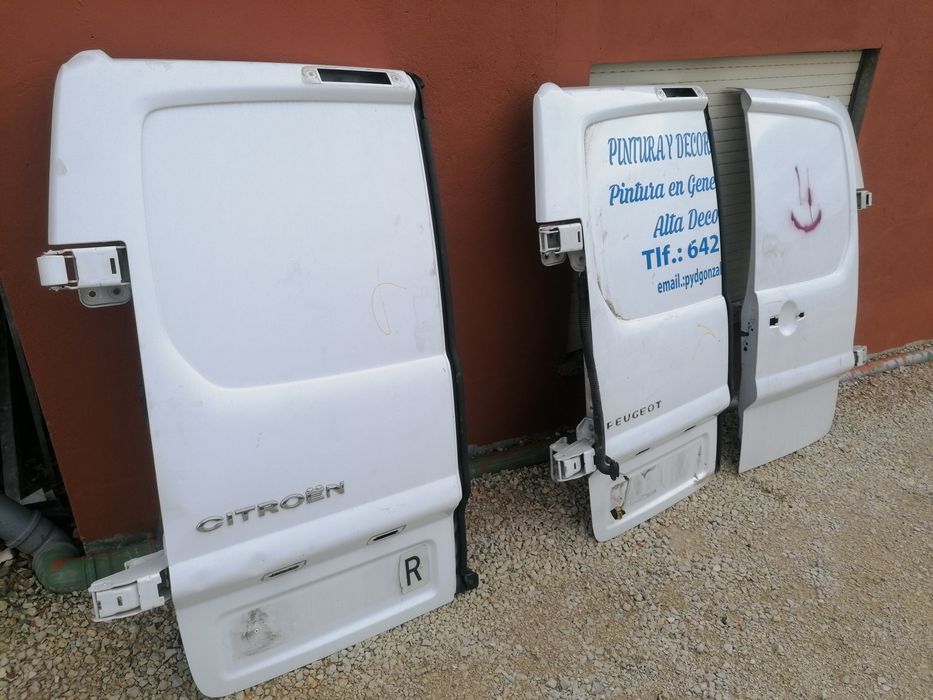 Portas traseiras Citroën jumpy e peugeot expert de 2007 a 2015