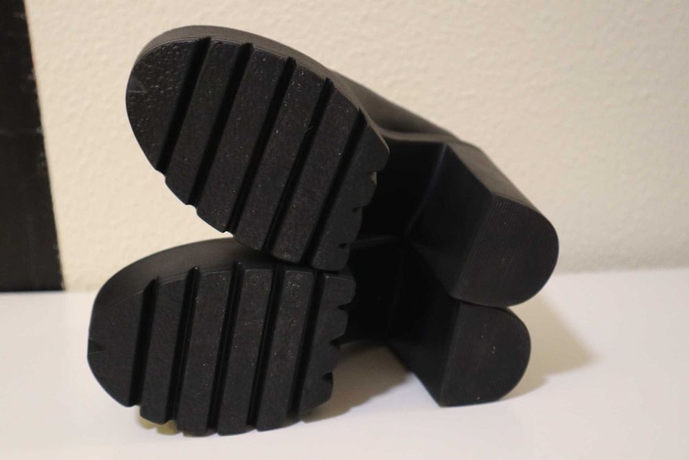 Sapatos Pretos Shein Salto Alto 10cm Closed Toes, 38