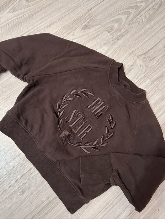 Czekoladowa bluza big star krótka