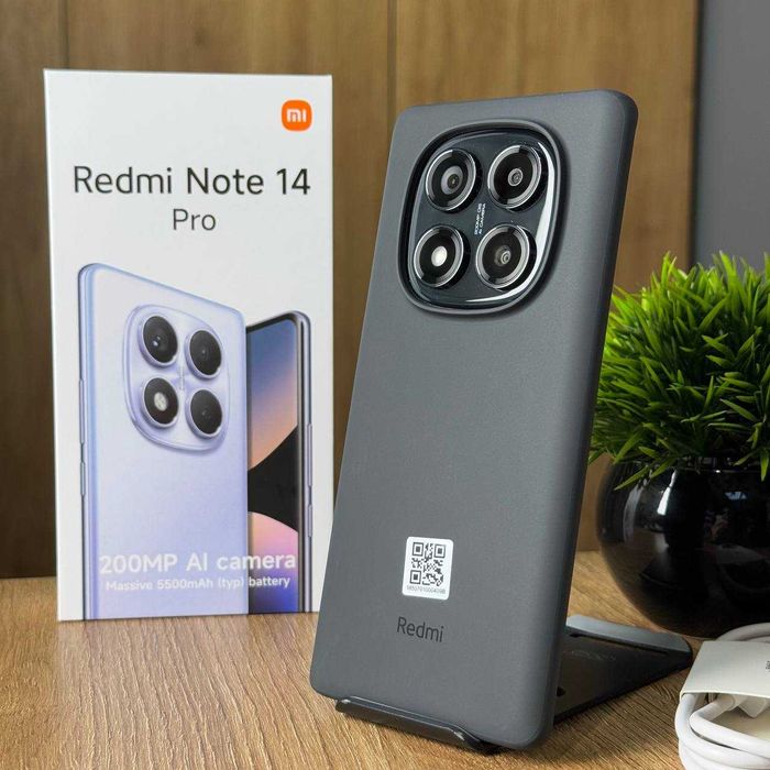 Телефон Xiaomi Redmi Note 14 Pro 4G 8/256Gb Black Купити Смартфон