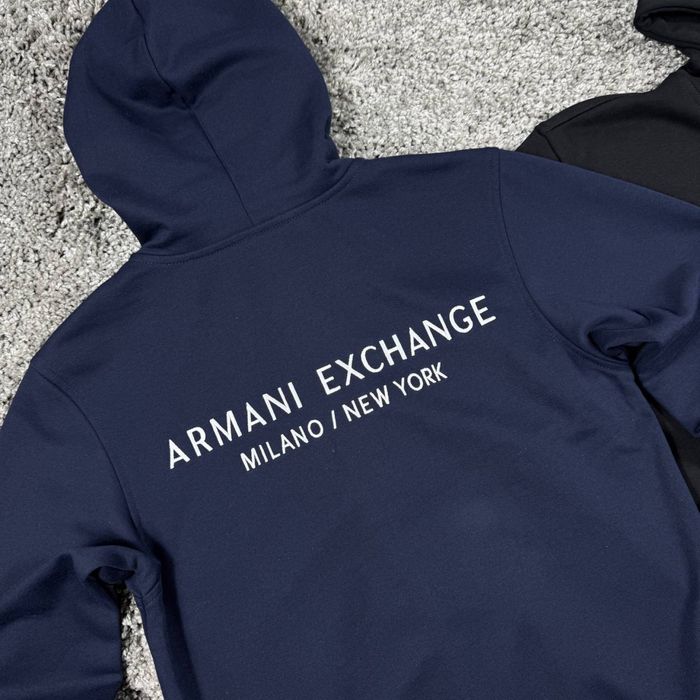 Зіп худі Armani Exchange A|X | стильна кофта на блискавці |