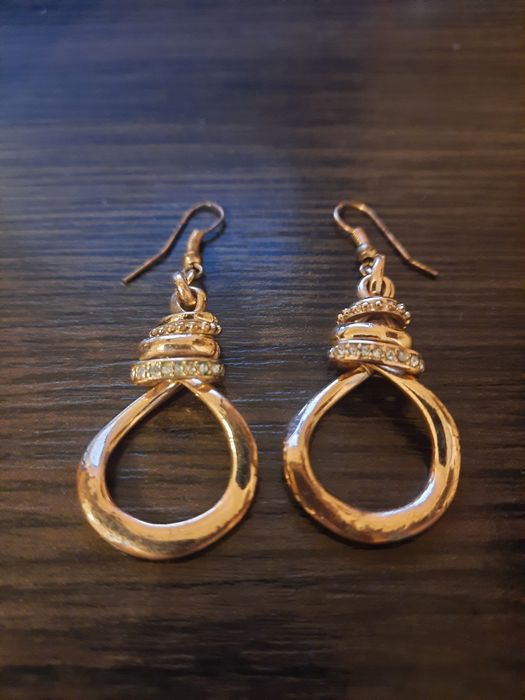 Винтажные сережки серьги винтаж