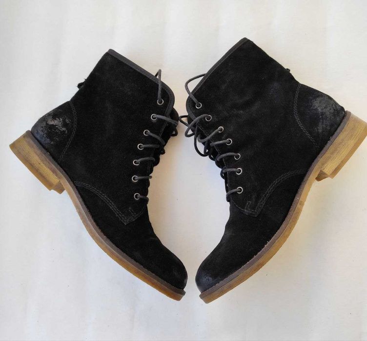 Ботинки демисезонные нубуковая кожа р. 38 S.Oliver Германия