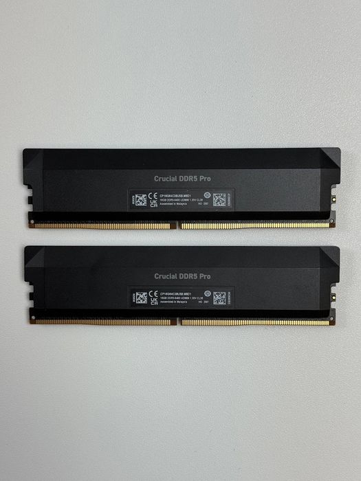 Оперативна пам'ять Crucial Pro DDR5 DIMM Kit 32GB (2x16GB) 6400MHz