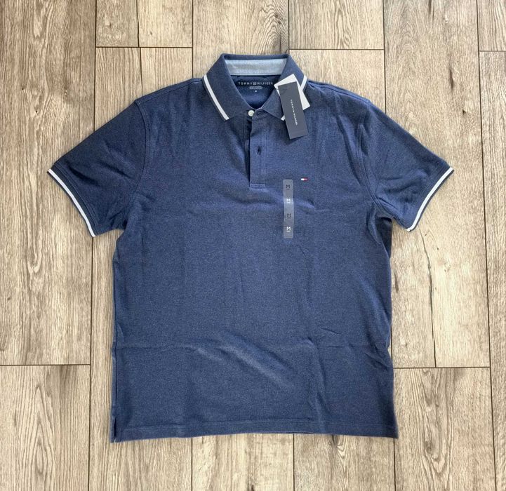 TOMMY HILFIGER koszulka polo męska ORYGINALNA, nowa, L M