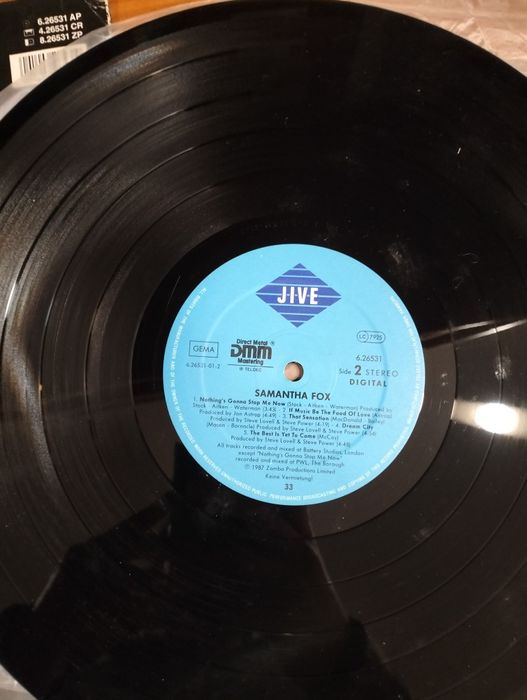 Disco de vinil LP Samantha Fox