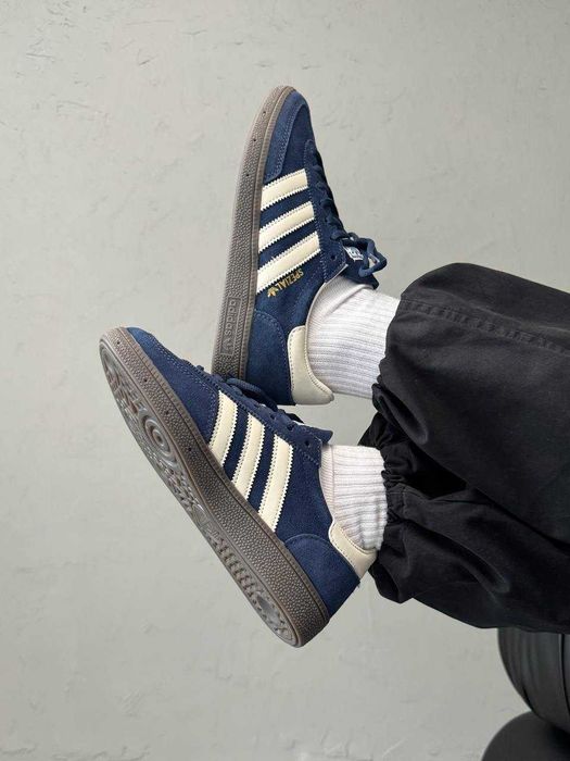 Мужские кроссовки Adidas Handball Spezial Indigo. Размеры 40-45