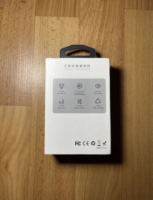 Бездротовий петличний мікрофон Basix 2.4G 1-2 шт ( петличка )