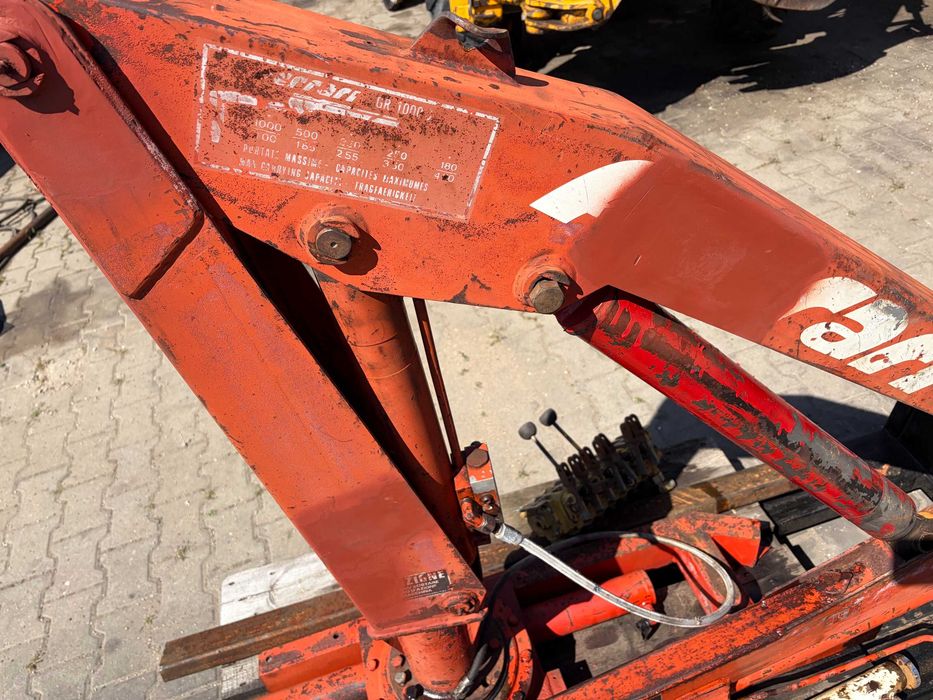 HDS, Żuraw hydrauliczny Ferrari GR 1000 S składany w zet  ok 200 kg