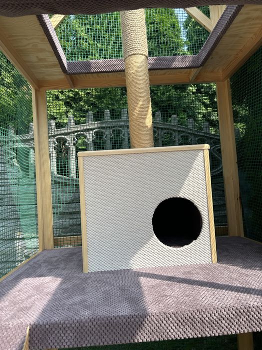 Woliera dla kota 200x200x100 piękna domek drapak
