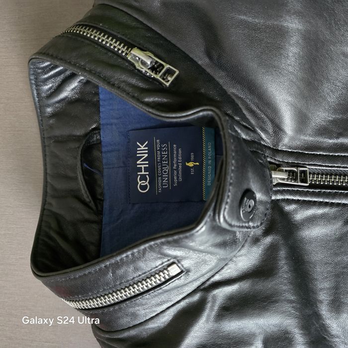 Kurtka męskie Ochnik roz XL ze skóry naturalnej