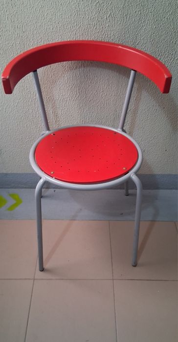 Cadeira de ferro e madeira - HAPPY DAY