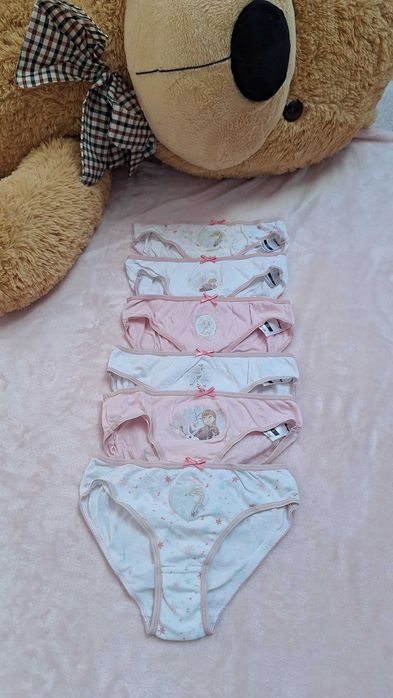 Zestaw bawełnianych majtek dla dziewczynki C&A