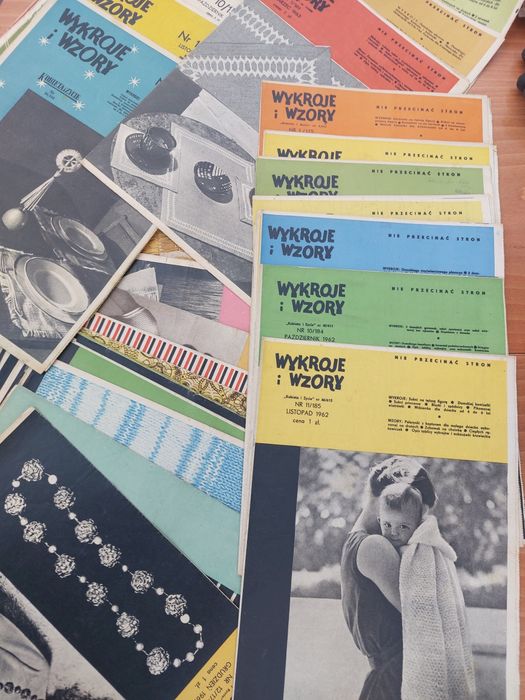 kolekcja PRL Wykroje i wzory 1959 do 1963