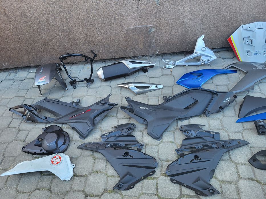 Honda nc700 nc 750x integra owiewka  plastik błotnik stelaz wydech nc 750  oslona