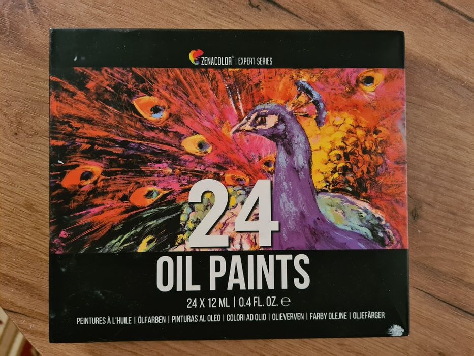 Farby olejne Zenacolor (24 sztuki x 12ml)
