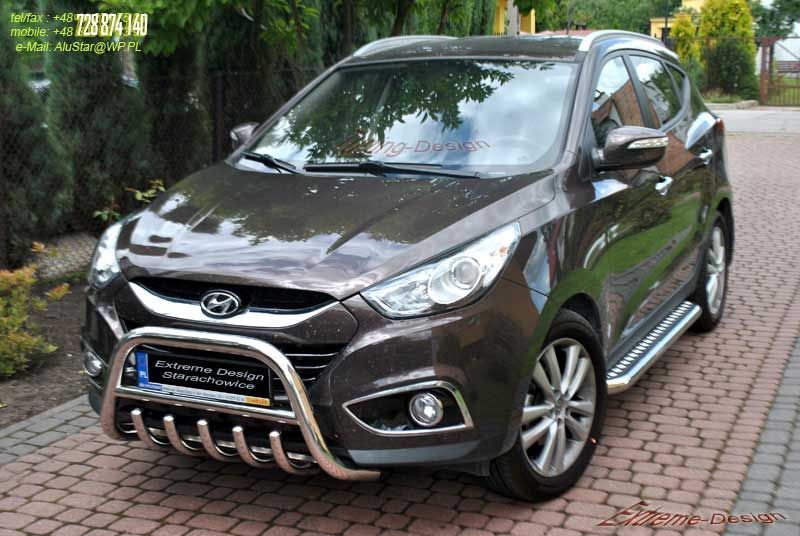 Hiundai Tucson IX35 Santa-Fe Orurowanie Podesty