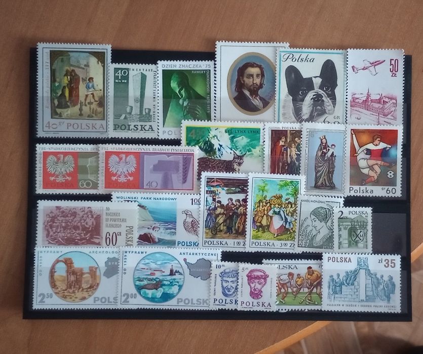 Zestaw znaczkow czystych + maly klaser