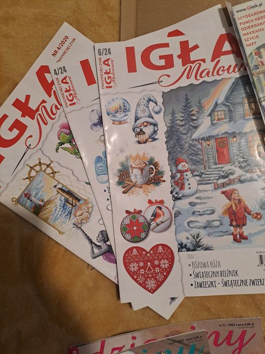 Gazety DIY Haft Rękodzieło Dzianiny Komplet