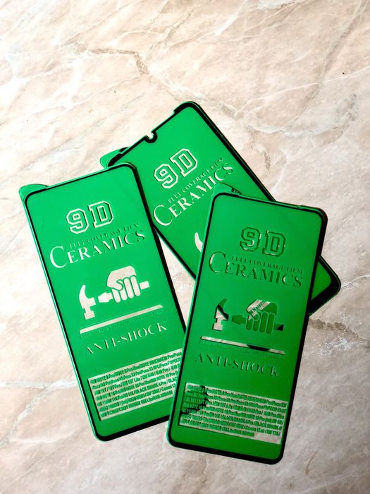 Захисне скло кераміка 9D Xiaomi Redmi Note 9 Pro | Защитное стекло