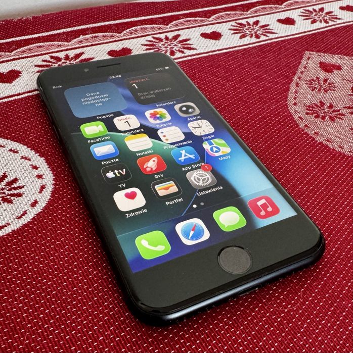iPhone SE 2022 64GB Black - stan idealny bez blokad | kondycja bat 85%