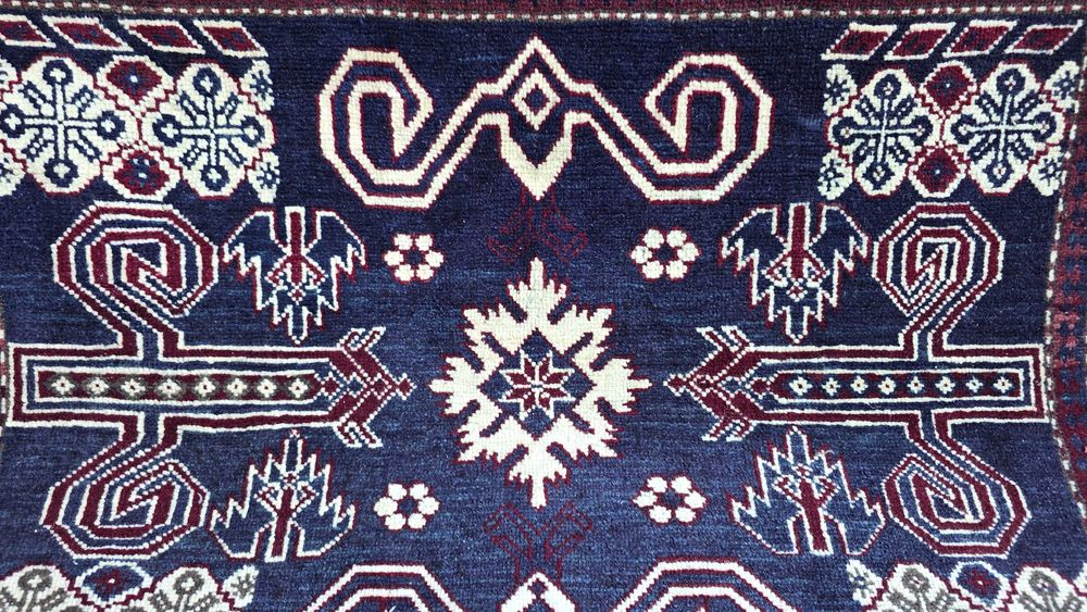 Afgański,ręcznie tkany dywan wełniany175/120
