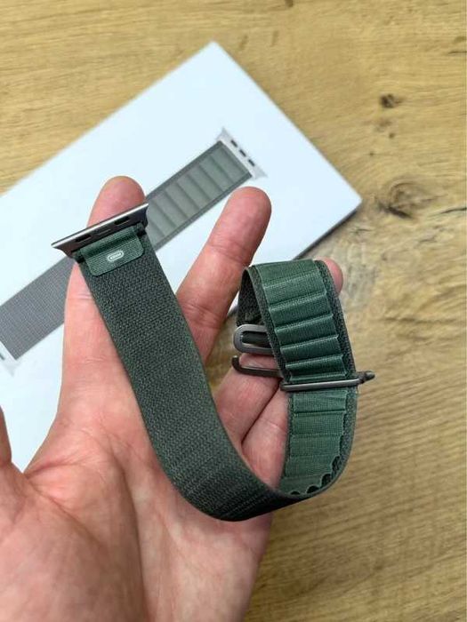 Apple Watch Green Alpine loop pasek Ultra L ORYGINALNY