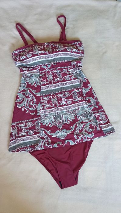 Tankini długa bluzka odpinane ramiączka