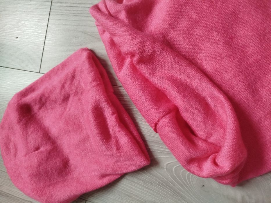 Komplet damski komin plus czapka