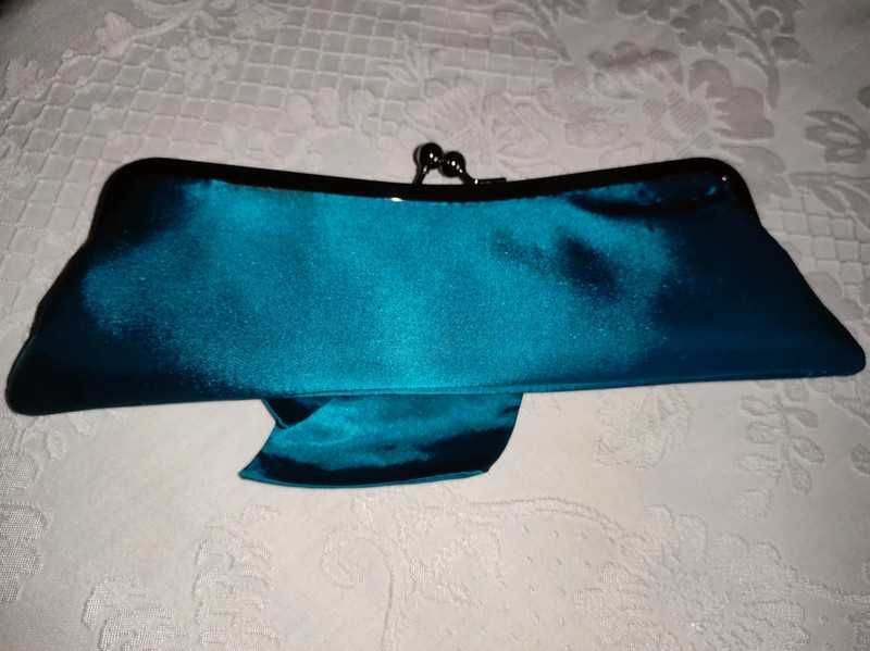 Mala Clutch Festa Cetim Miss Selfridge Nova