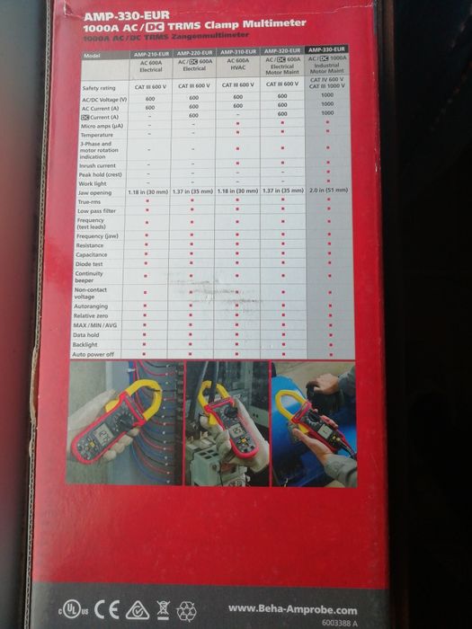 Multimeter/Phase-Sequence Tester Clamp64730004619651121