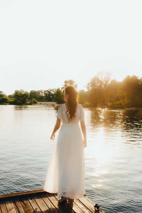 Весільна сукня в пол