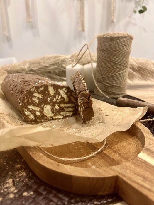 Delicioso Salame de Chocolate Caseiro
