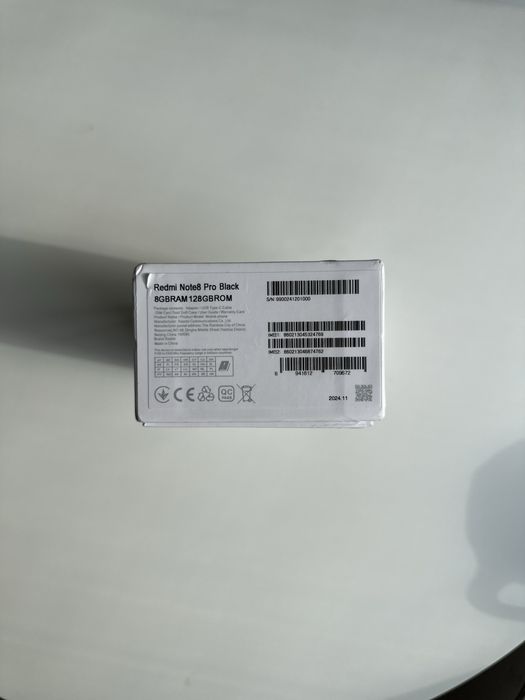 Xiaomi Redmi note 8 pro  8/128gb запакованый новый черный