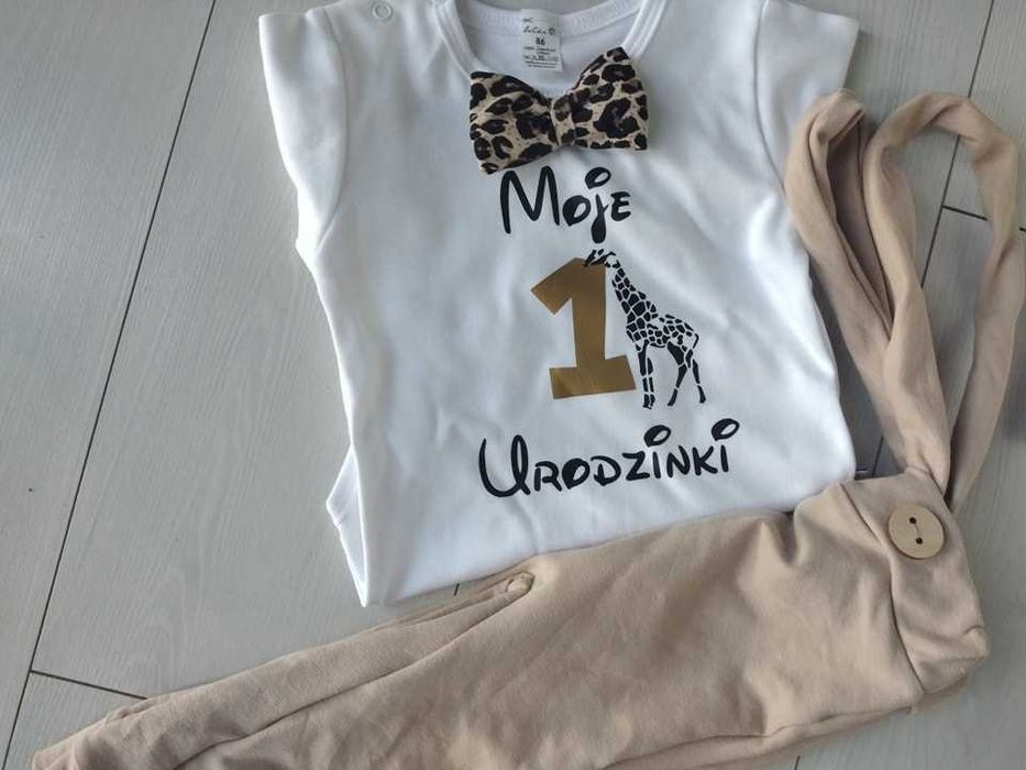 Komplet na pierwsze urodziny chłopiec rok