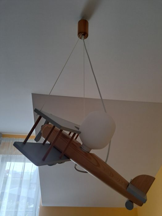 Lampa sufitowa dziecięca samolot