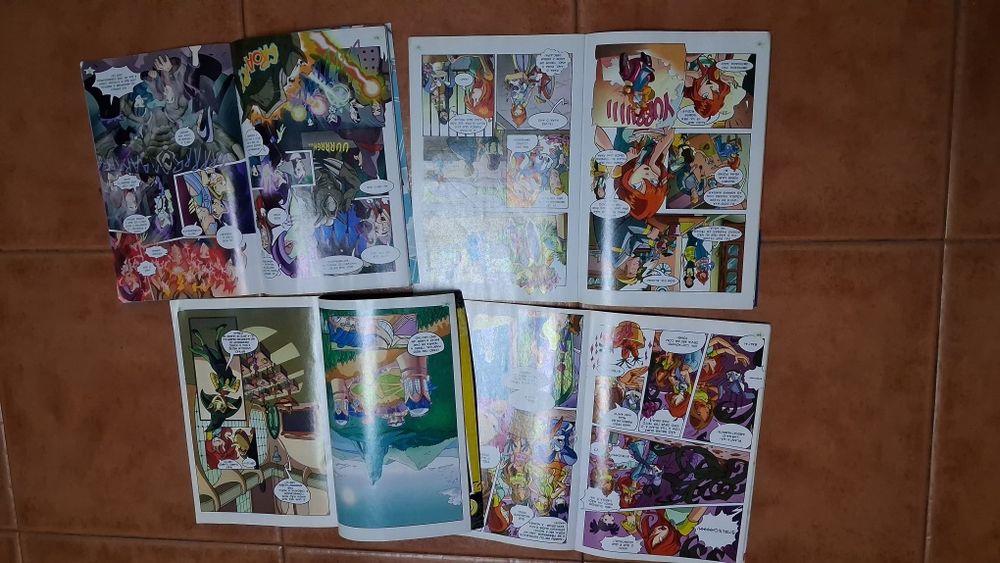 Lote dec4 revistas da Wink banda desenhada