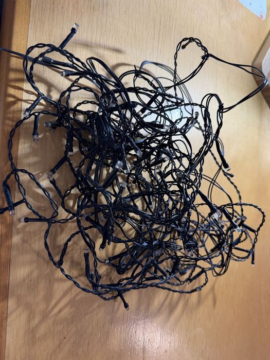 Lampki świąteczne niebieskie