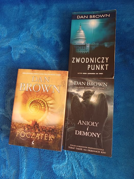Zestaw trzech książek autora Dan Brown