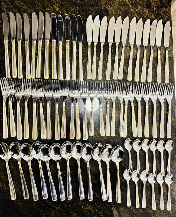 Faqueiro em inox 72 peças (completo)